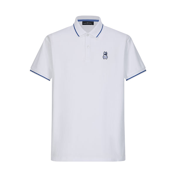 Camiseta BU103# Tipo Polo Blanca Para Hombre