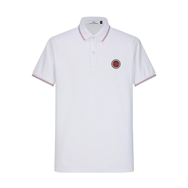 Camiseta CH 502 Tipo Polo Blanco Para Hombre