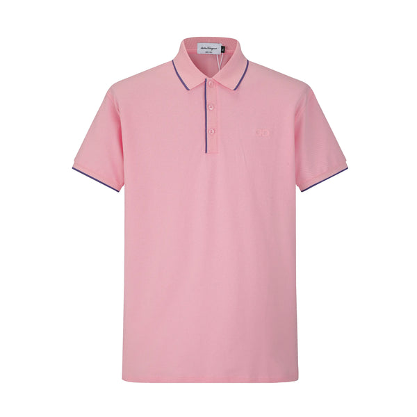 Camiseta 58201 Tipo Polo Rosado Para Hombre