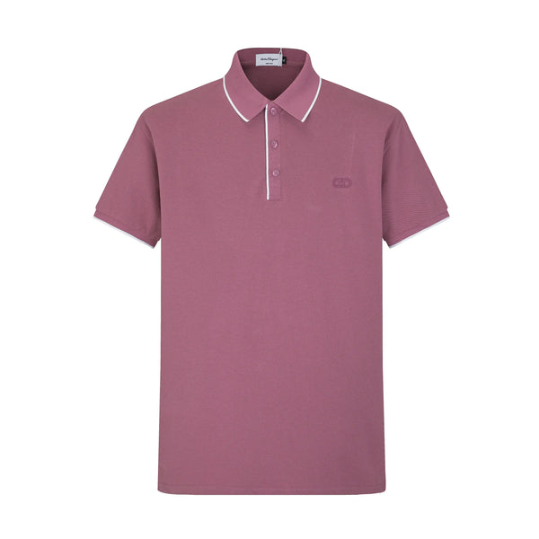 Camiseta 58201 Tipo Polo Lila Oscuro Para Hombre